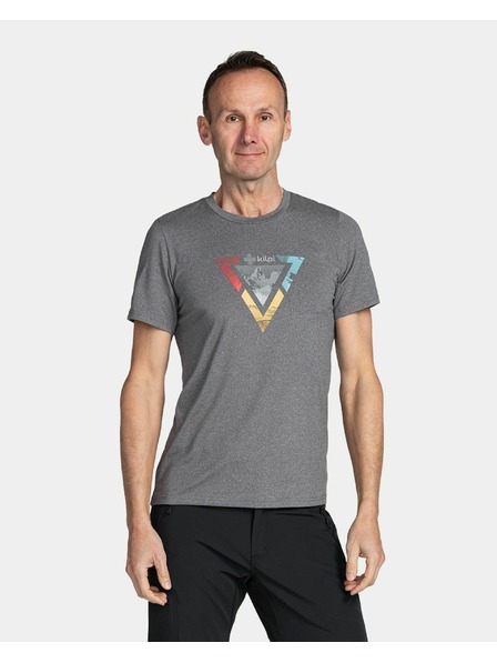 Kilpi Pánske technické tričko Kilpi LISMAIN-M Tmavo sivá