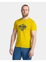 Kilpi Pánske technické tričko Kilpi GAROVE-M Zlatá