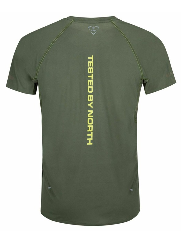 Kilpi Pánske bežecké tričko Kilpi WYLDER-M Khaki