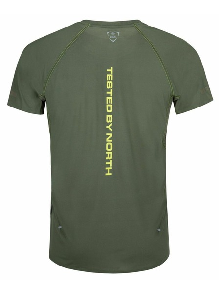 Kilpi Pánske bežecké tričko Kilpi WYLDER-M Khaki