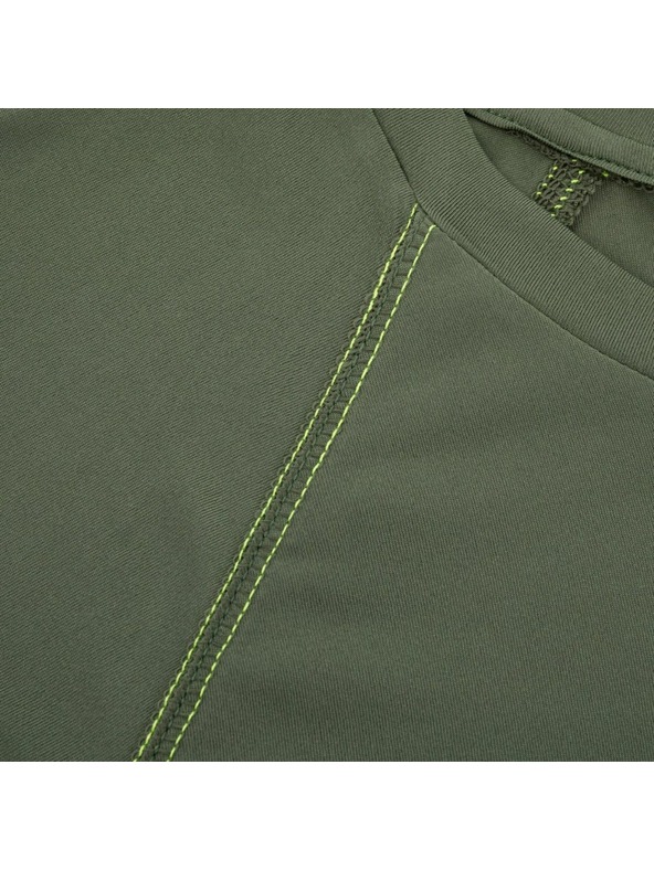 Kilpi Pánske bežecké tričko Kilpi WYLDER-M Khaki