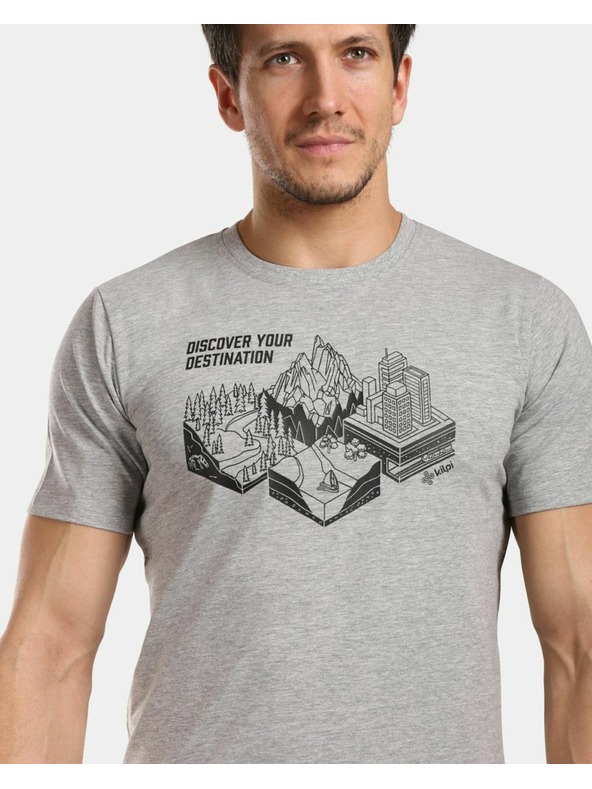 Kilpi Kilpi GAROVE-M Pánske funkčné tričko svetlosivé