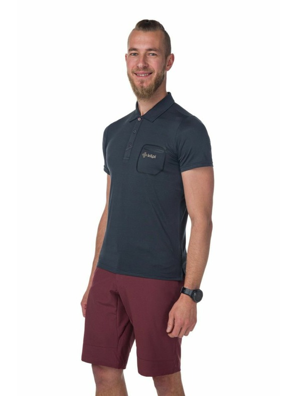 Kilpi Pánske polo tričko Kilpi GIVRY-M Tyrkysová