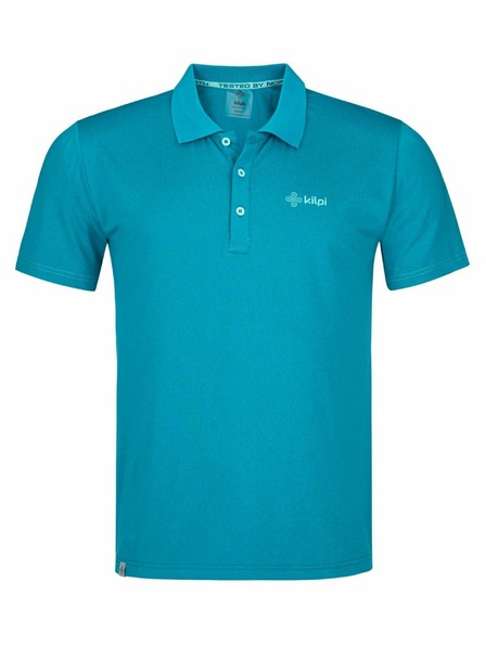 Kilpi Pánske funkčné polo tričko Kilpi COLLAR-M Tyrkysová