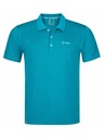 Kilpi Pánske funkčné polo tričko Kilpi COLLAR-M Tyrkysová