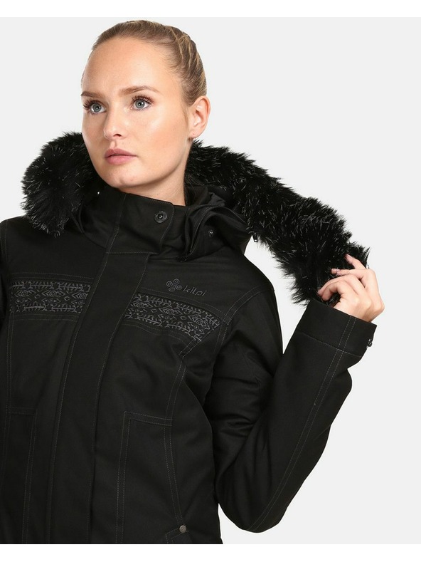 Kilpi Dámsky zimný kabát Kilpi PERU-W Čierna