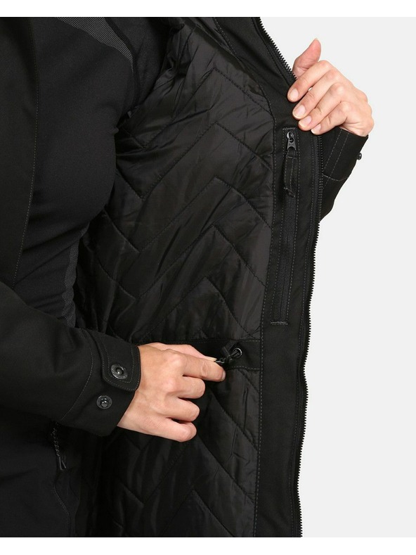 Kilpi Dámsky zimný kabát Kilpi PERU-W Čierna