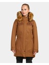 Kilpi Dámsky zimný kabát Kilpi PERU-W Hnedá