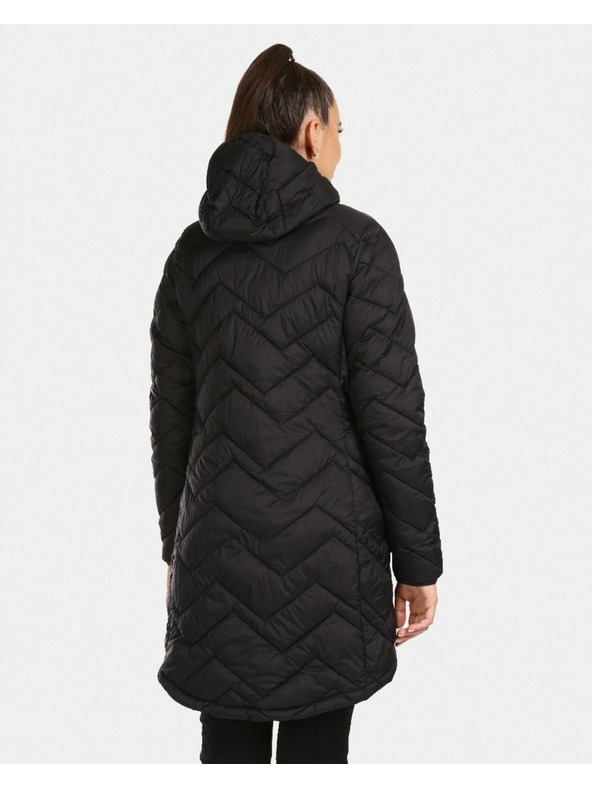 Kilpi Dámsky zateplený kabát Kilpi LEILA-W Čierna