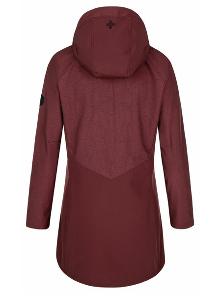 Kilpi Dámsky softshellový kabát Kilpi LASIKA-W Tmavo červená