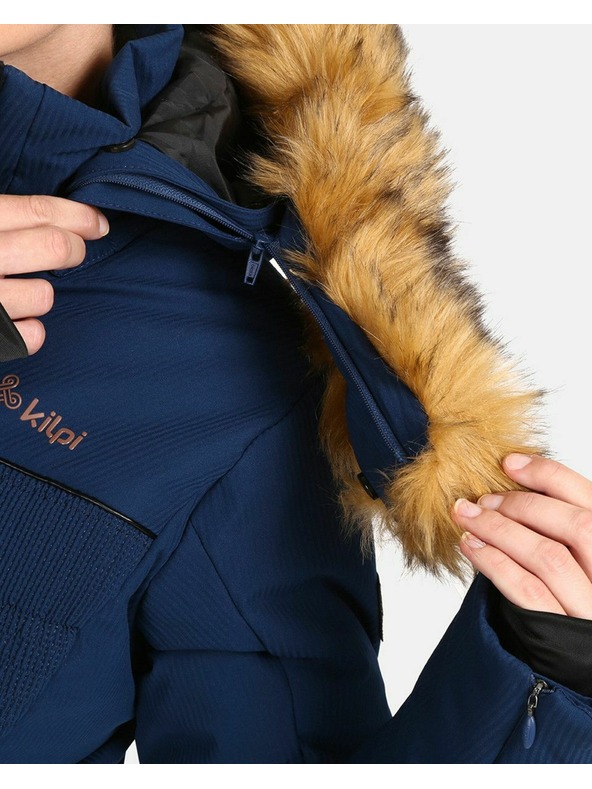 Kilpi Dámska lyžiarska bunda Kilpi EMILIN-W Tmavo modrá