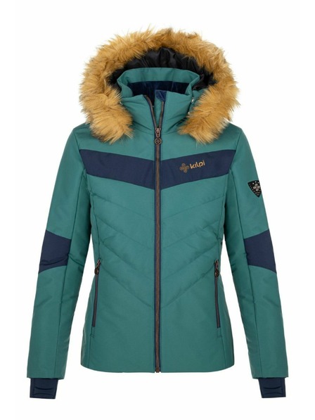 Kilpi Dámska lyžiarska bunda Kilpi ALISIA-W Tmavo zelená
