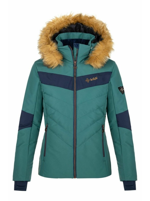 Kilpi Dámska lyžiarska bunda Kilpi ALISIA-W Tmavo zelená