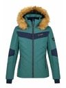 Kilpi Dámska lyžiarska bunda Kilpi ALISIA-W Tmavo zelená