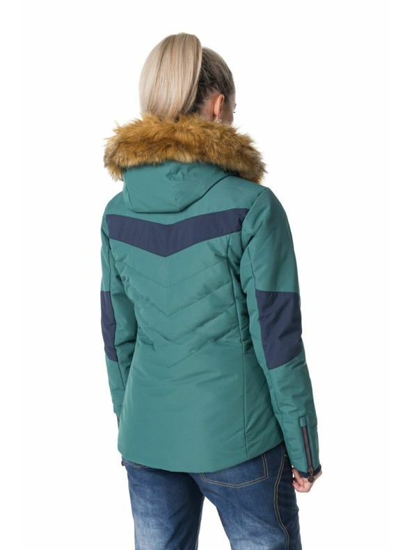 Kilpi Dámska lyžiarska bunda Kilpi ALISIA-W Tmavo zelená