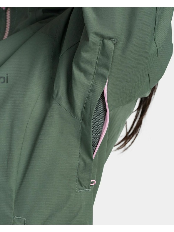 Kilpi Dámska outdoorová bunda Kilpi SONNA-W Tmavo zelená
