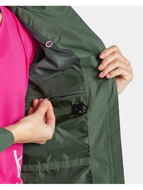 Kilpi Dámska outdoorová bunda Kilpi SONNA-W Tmavo zelená