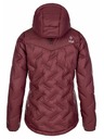 Kilpi Dámska páperová bunda Kilpi ALBERTA-W Tmavo červená