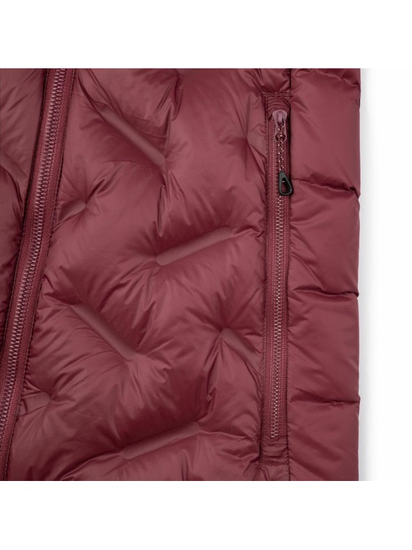 Kilpi Dámska páperová bunda Kilpi ALBERTA-W Tmavo červená