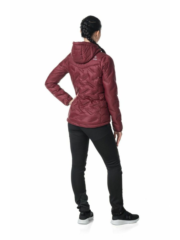 Kilpi Dámska páperová bunda Kilpi ALBERTA-W Tmavo červená