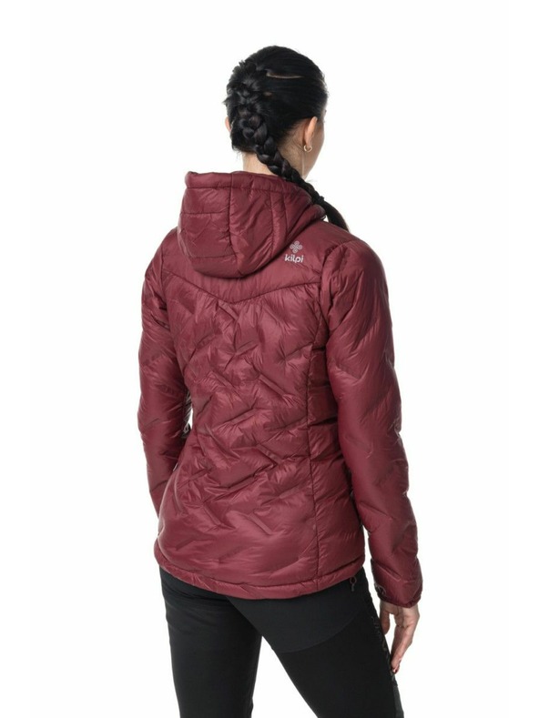 Kilpi Dámska páperová bunda Kilpi ALBERTA-W Tmavo červená