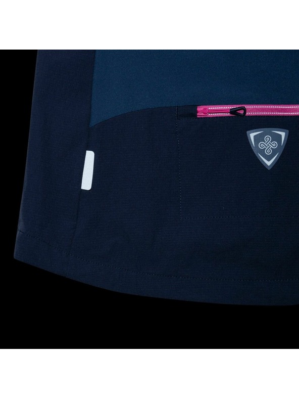 Kilpi Dámska softshellová bežecká bunda Kilpi BALANS-W Tmavo zelená