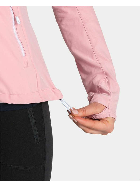 Kilpi Dámska bežecká bunda Kilpi NEATRIL-W Svetlo ružová