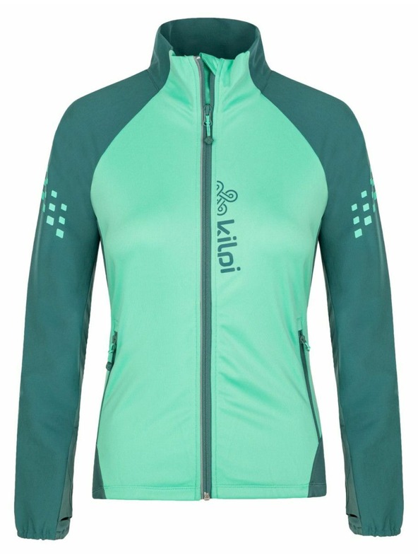 Kilpi Dámska bežecká bunda Kilpi NORDIM-W Tmavo zelená
