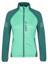 Kilpi Dámska bežecká bunda Kilpi NORDIM-W Tmavo zelená