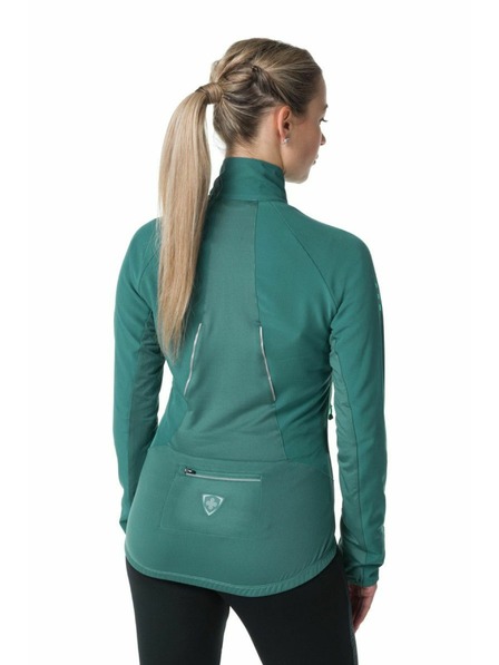 Kilpi Dámska bežecká bunda Kilpi NORDIM-W Tmavo zelená