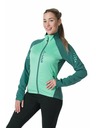 Kilpi Dámska bežecká bunda Kilpi NORDIM-W Tmavo zelená
