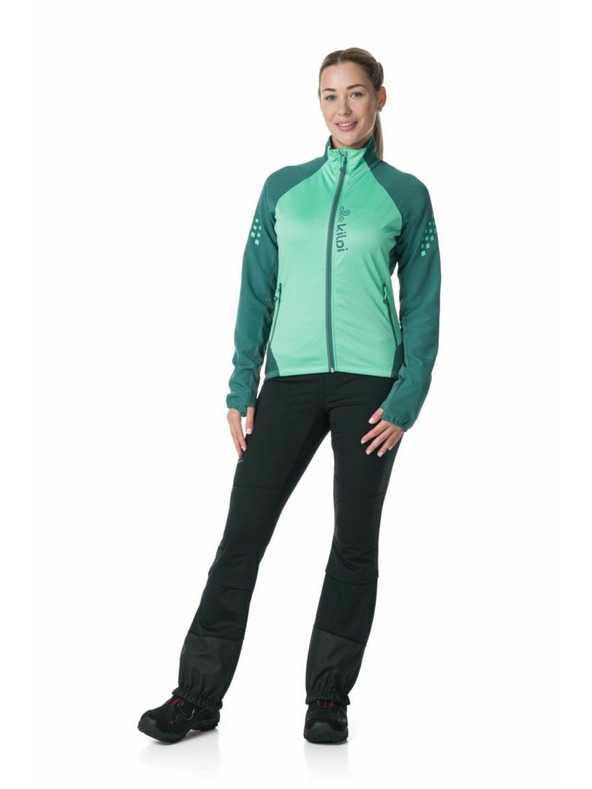 Kilpi Dámska bežecká bunda Kilpi NORDIM-W Tmavo zelená