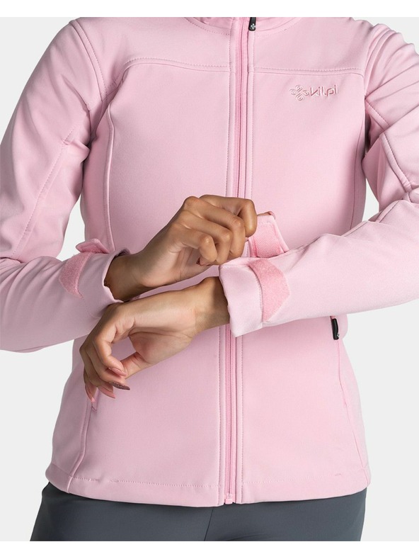 Kilpi Dámska softshellová bunda Kilpi RAVIA-W Svetlo ružová