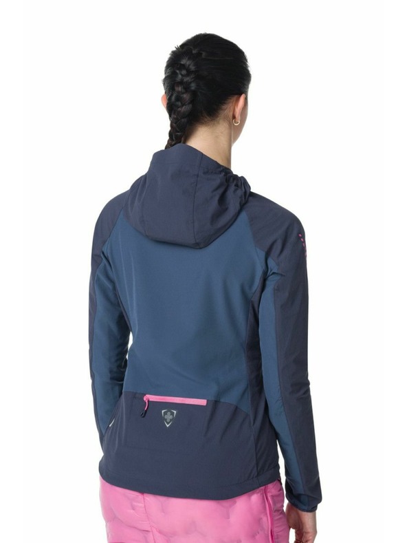 Kilpi Dámska softshellová bežecká bunda Kilpi BALANS-W Tmavo modrá