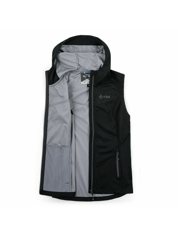 Kilpi Dámska softshellová vesta Kilpi MONILEA-W Čierna