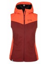 Kilpi Dámska softshellová vesta Kilpi CORTINA-W Tmavo červená