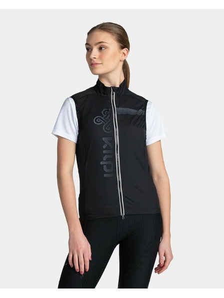 Kilpi Dámska vetruodolná vesta Kilpi FLOW-W Čierna