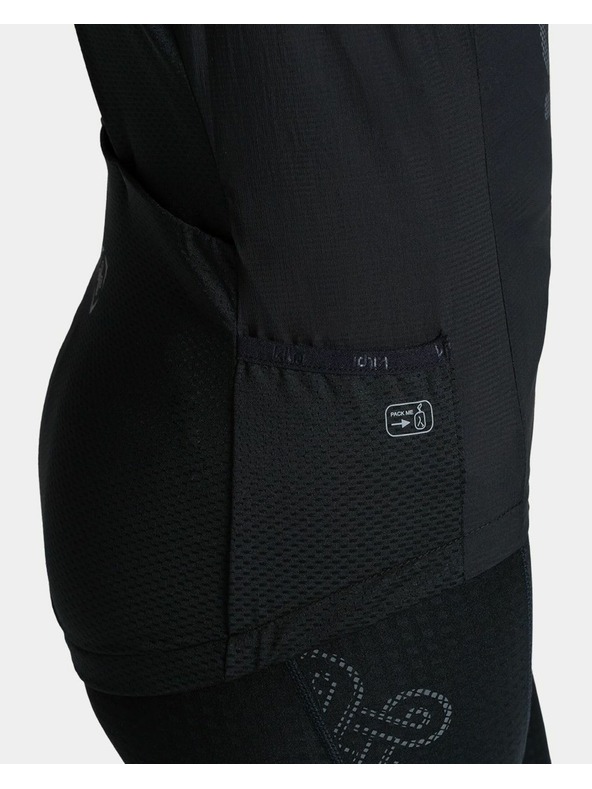 Kilpi Dámska vetruodolná vesta Kilpi FLOW-W Čierna