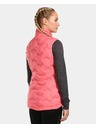 Kilpi Dámska zateplená vesta Kilpi NAI-W Ružová