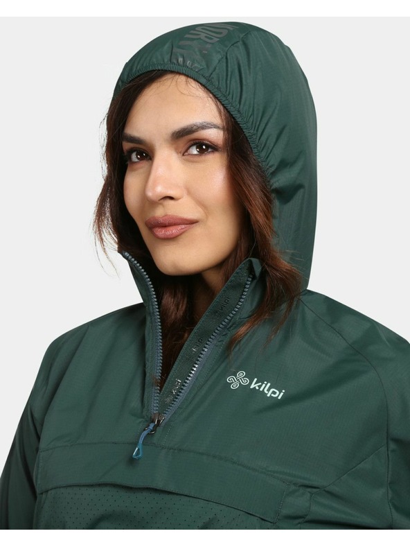 Kilpi Kilpi Dámska ultraľahká bežecká bunda ANORI-W Tmavozelená