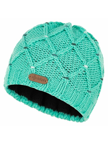Kilpi Dámska zimná čiapka Kilpi CROCHY-W Tyrkysová