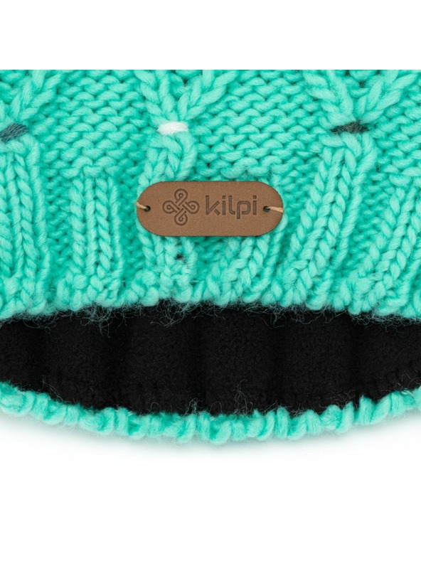Kilpi Dámska zimná čiapka Kilpi CROCHY-W Tyrkysová