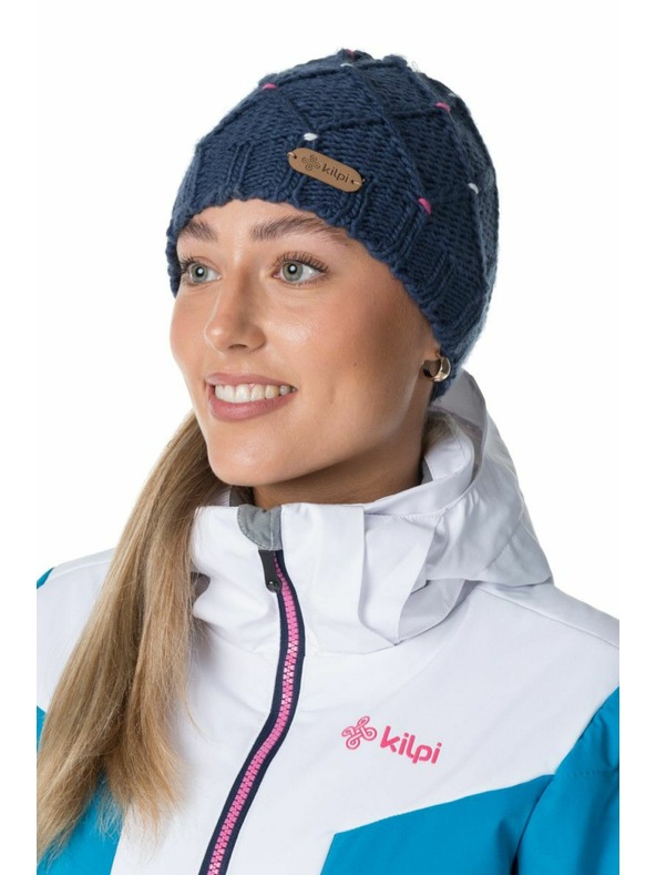 Kilpi Dámska zimná čiapka Kilpi CROCHY-W Tyrkysová