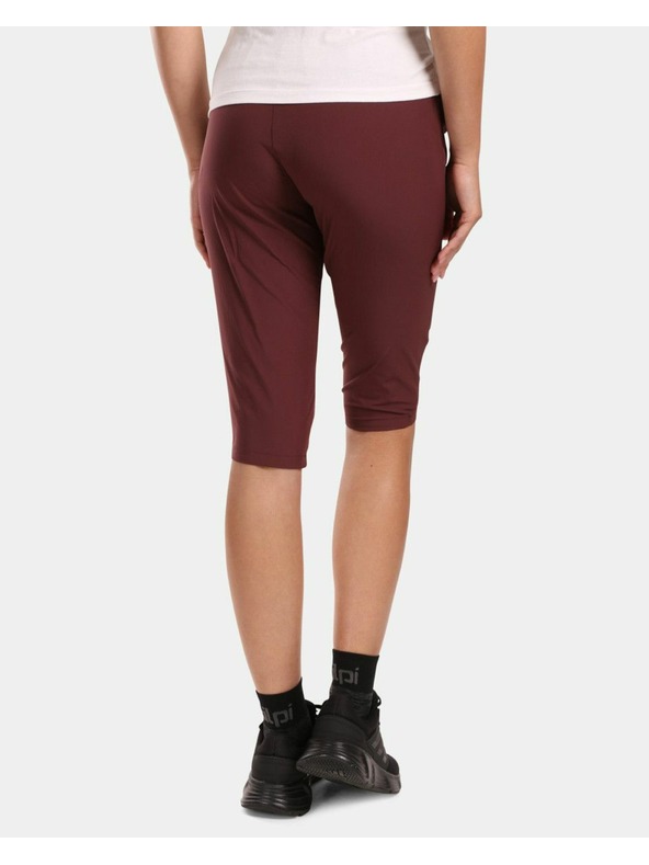 Kilpi Dámske outdoorové 3/4 nohavice Kilpi MEEDIN-W Tmavo červená