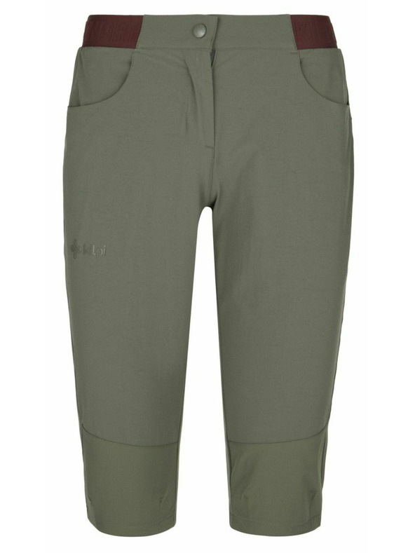 Kilpi Dámske outdoorové 3/4 nohavice Kilpi MEEDIN-W Khaki