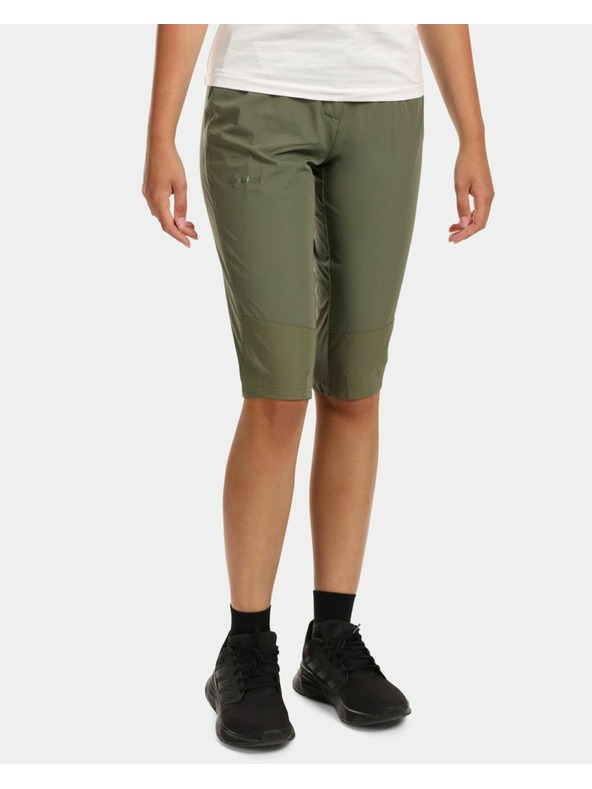 Kilpi Dámske outdoorové 3/4 nohavice Kilpi MEEDIN-W Khaki