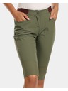 Kilpi Dámske outdoorové 3/4 nohavice Kilpi MEEDIN-W Khaki