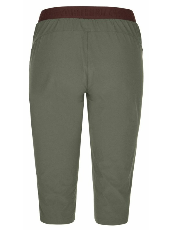 Kilpi Dámske outdoorové 3/4 nohavice Kilpi MEEDIN-W Khaki