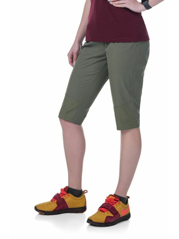 Kilpi Dámske outdoorové 3/4 nohavice Kilpi MEEDIN-W Khaki