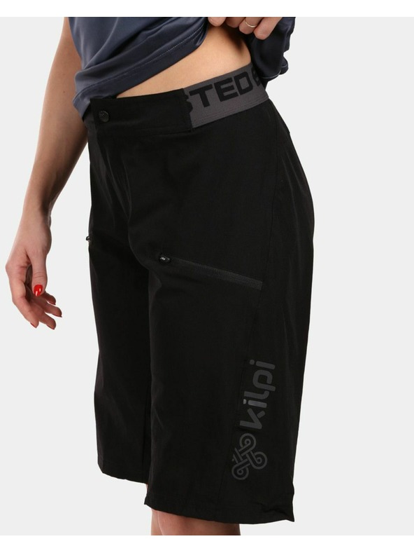 Kilpi Dámske cyklistické kraťasy Kilpi TRACKEE-W Čierna
